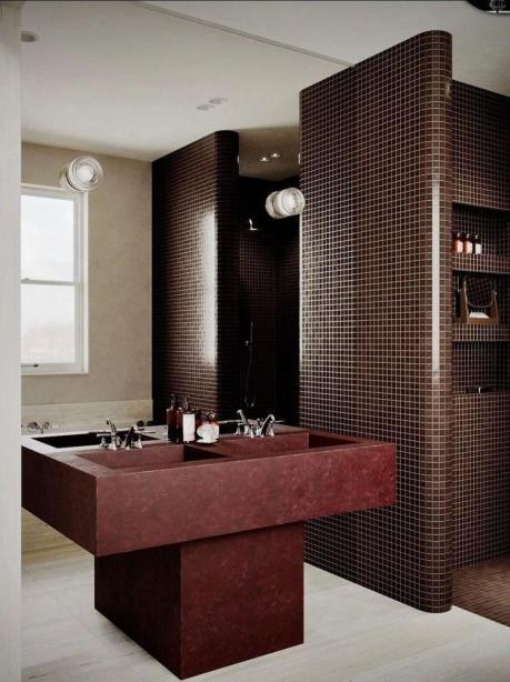 Referencia de baño con revestimiento cerámico
