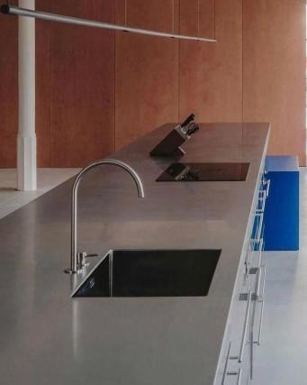 Referencia de cocina en acero inoxidable